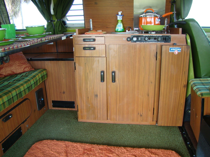 Interior of 1978 VW Bus