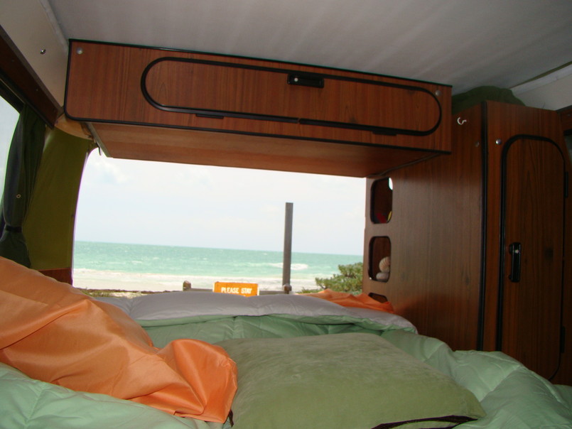 Interior of a VW Bus