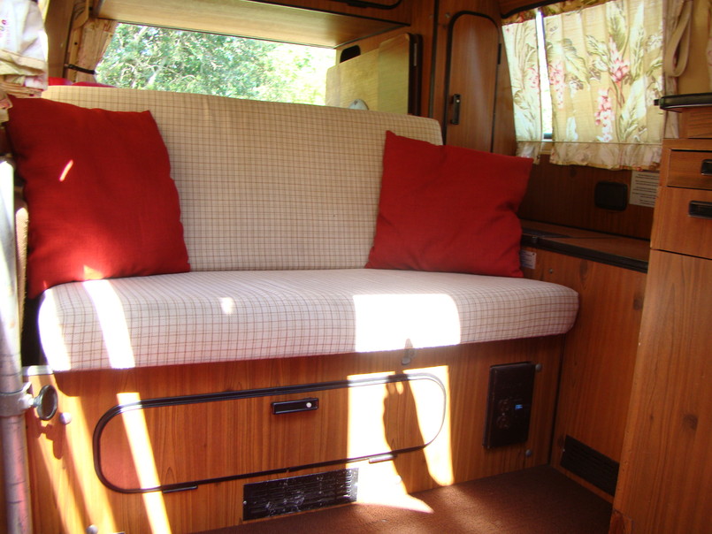 Interior of VW Bus