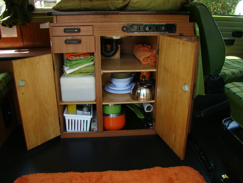 Interior of Volkswagen Bus